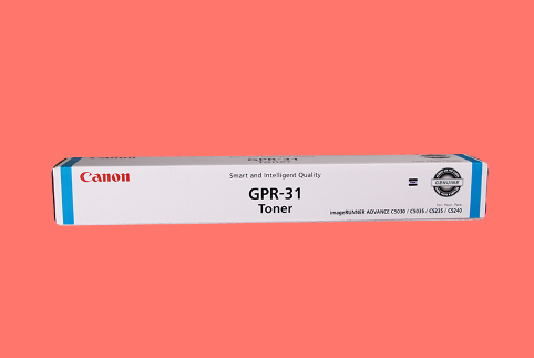 Genuine OEM toner cartridges in manufacturer packaging